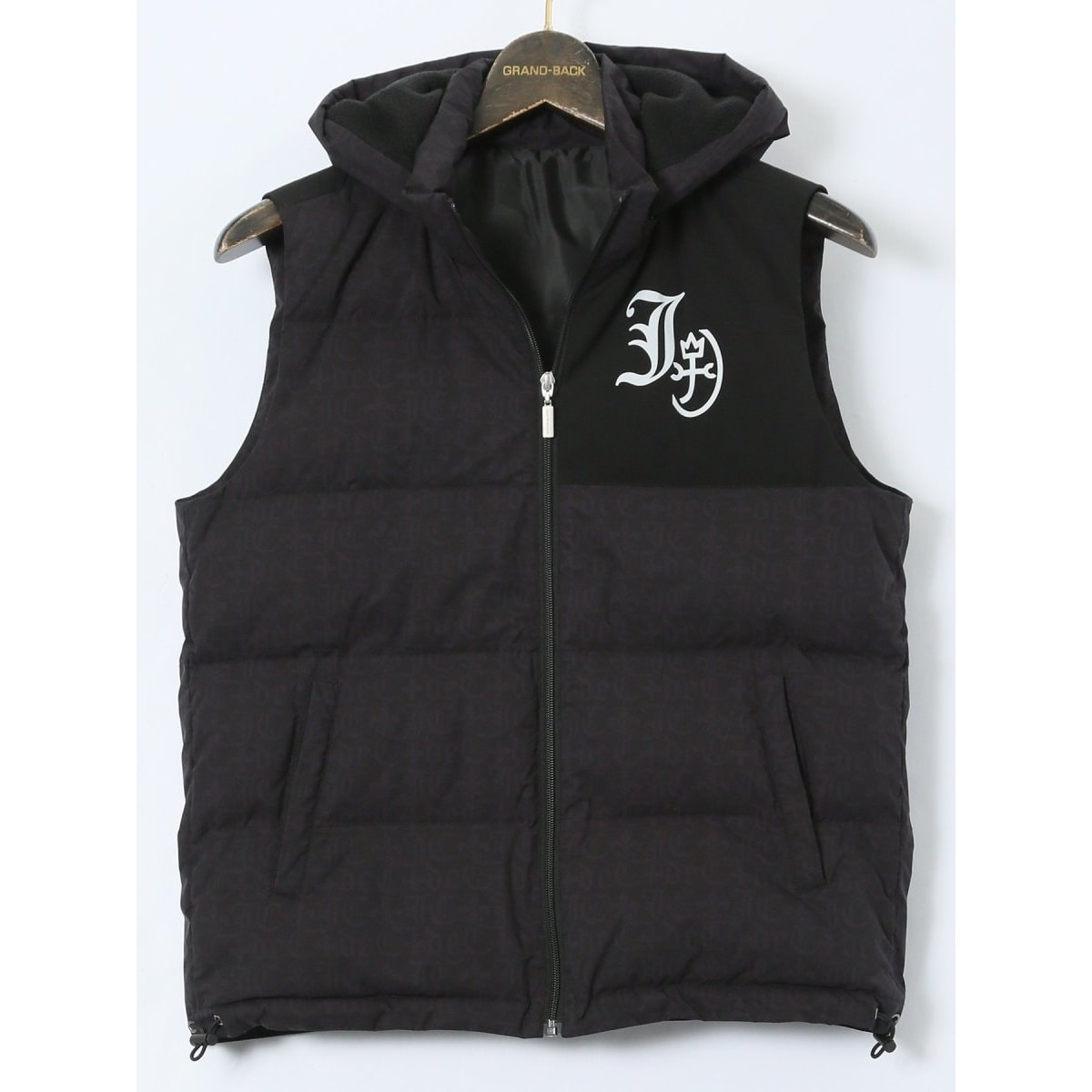 グランバック（GRAND−BACK）/【大きいサイズ】カステルバジャック フード脱着 ダウンベスト 大きいサイズ】カステルバジャック フード脱着 ダウンベスト | グラン