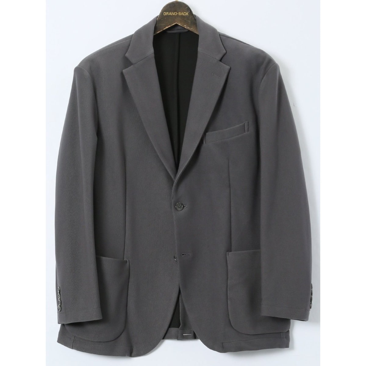 大きいサイズ】エドウィン デニスラ 2ボタンジャケット デニム調