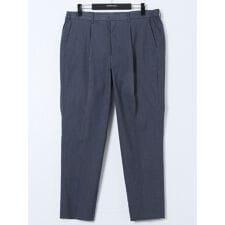 グランバック(GRAND-BACK)の【大きいサイズ】グランバック/GRAND-BACK ストレッチ デニム調 ワンタックスラックス