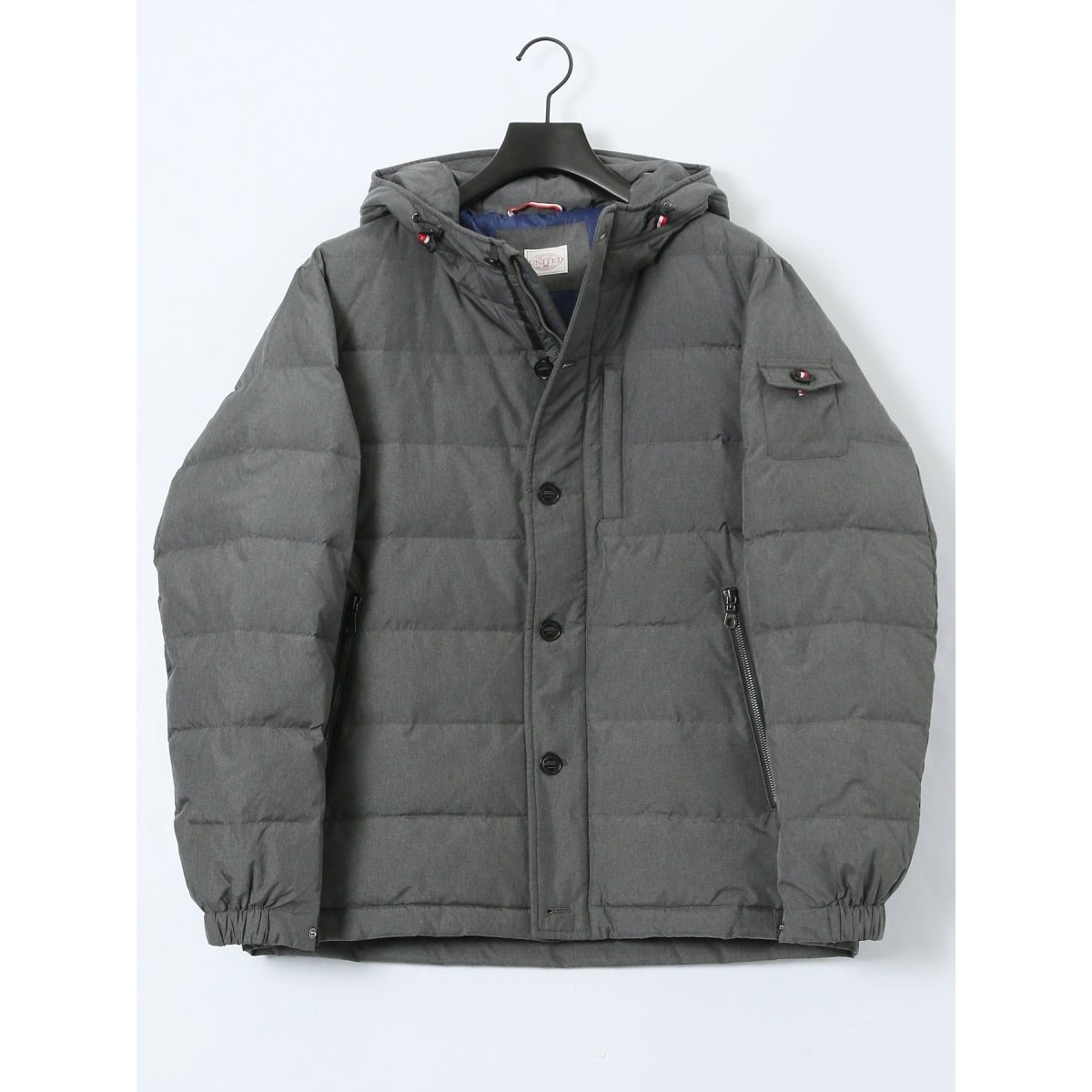 大きいサイズ】バレーアパレル フード脱着 フライトナイロンジャケット