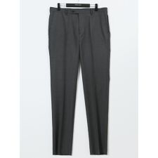 【大きいサイズ】ヴィットリオヴェネト ウォッシャブル ウール混 ノータックビジネスパンツ