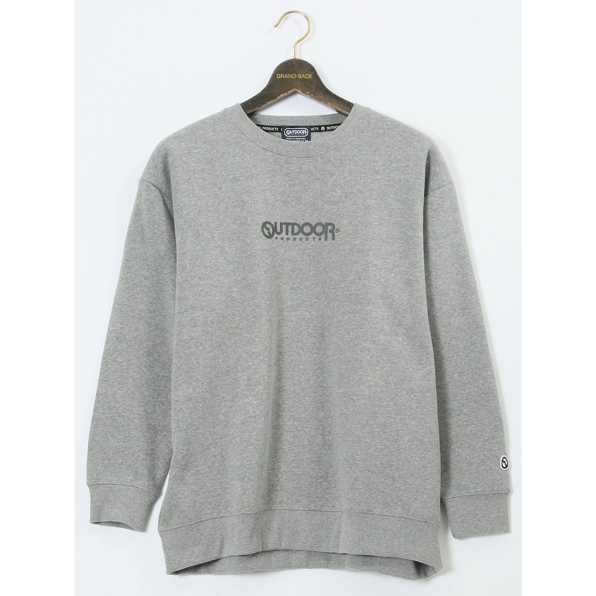 グランバック（GRAND−BACK）/【大きいサイズ】エアロポステール ローゲージ鹿の子 クルー長袖オーバー 大きいサイズ】エアロポステール ローゲージ鹿の子 クルー長袖オーバー