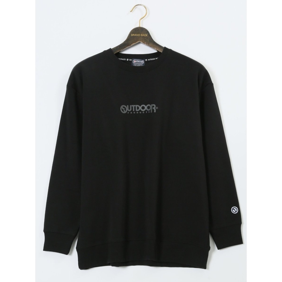 大きいサイズ】エアロポステール ローゲージ鹿の子 クルー長袖オーバー