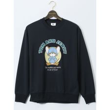 【大きいサイズ】トムとジェリー ダンボール クルーネックトレーナー