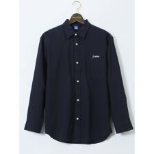 【大きいサイズ】ジェリー 綿パナマ レギュラーカラー長袖シャツ