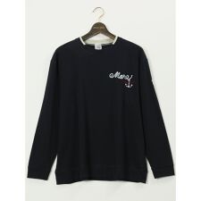 【大きいサイズ】シナコバ/SINA COVA ストレッチ モックネック 長袖 Ｔシャツ