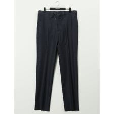 【大きいサイズ】グランバック ストレッチ デニム調 ノータック スラックス(セットアップ可能)