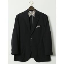 【大きいサイズ】ジーステージ ブロックサッカー 2釦 ジャケット(セットアップ可能)