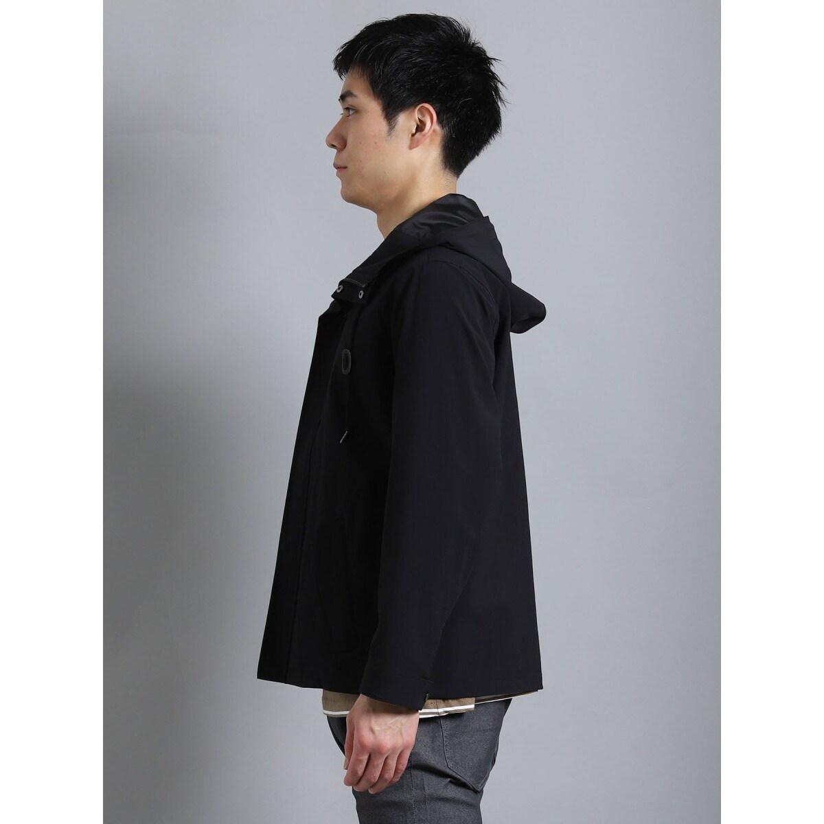 m．f．エディトリアル/コーデュラ ストレッチ セットアップ フードブルゾン m.f.エディトリアル コーデュラ ストレッチ セットアップ フード