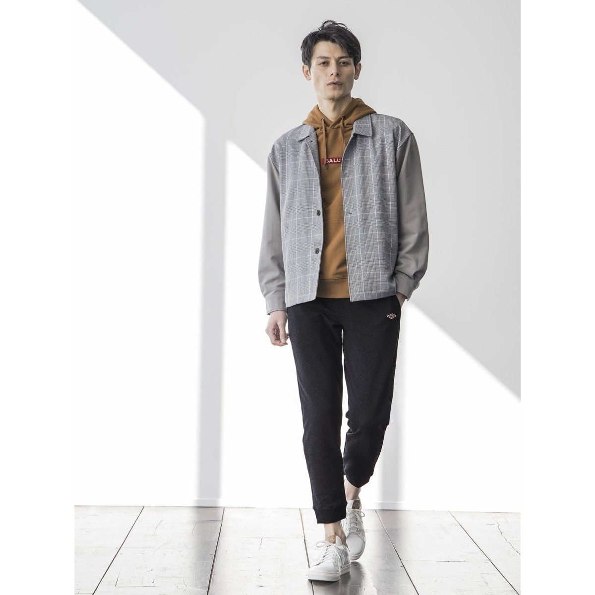 SEQUEL ブロックチェック　カバーオール　M SEQUEL BLOCK CHECK JACKET ブロックチェック ジャケット - メルカリ