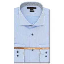 【ストレッチ 形態安定】m.f.エディトリアル カッタウェイ ビジネスドレス長袖シャツ