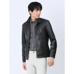 m.f.エディトリアル ラムレザー シングルライダースジャケット | m.f. 