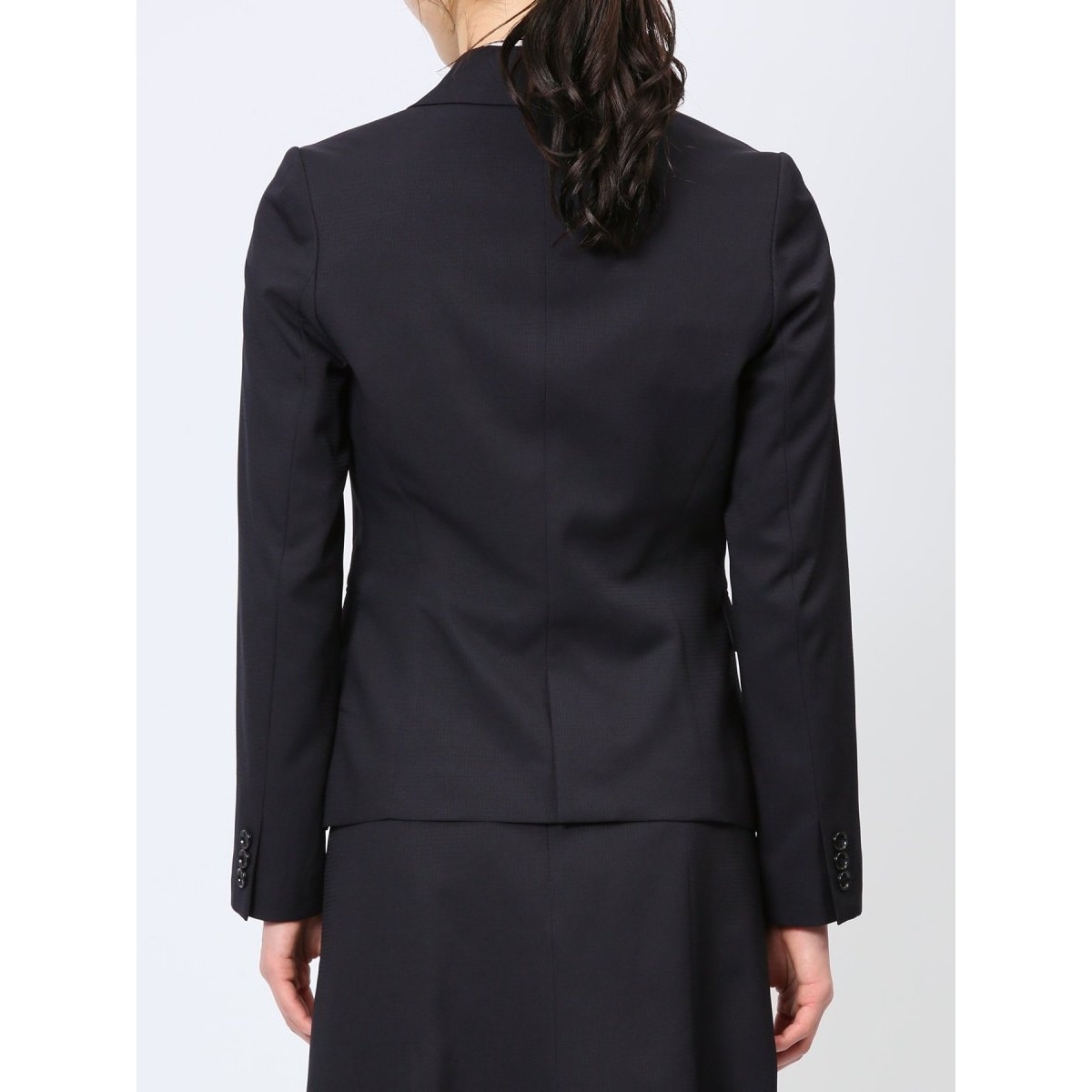 ストレッチ ウォッシャブル UV】m.f.エディトリアル 1釦ジャケット＋