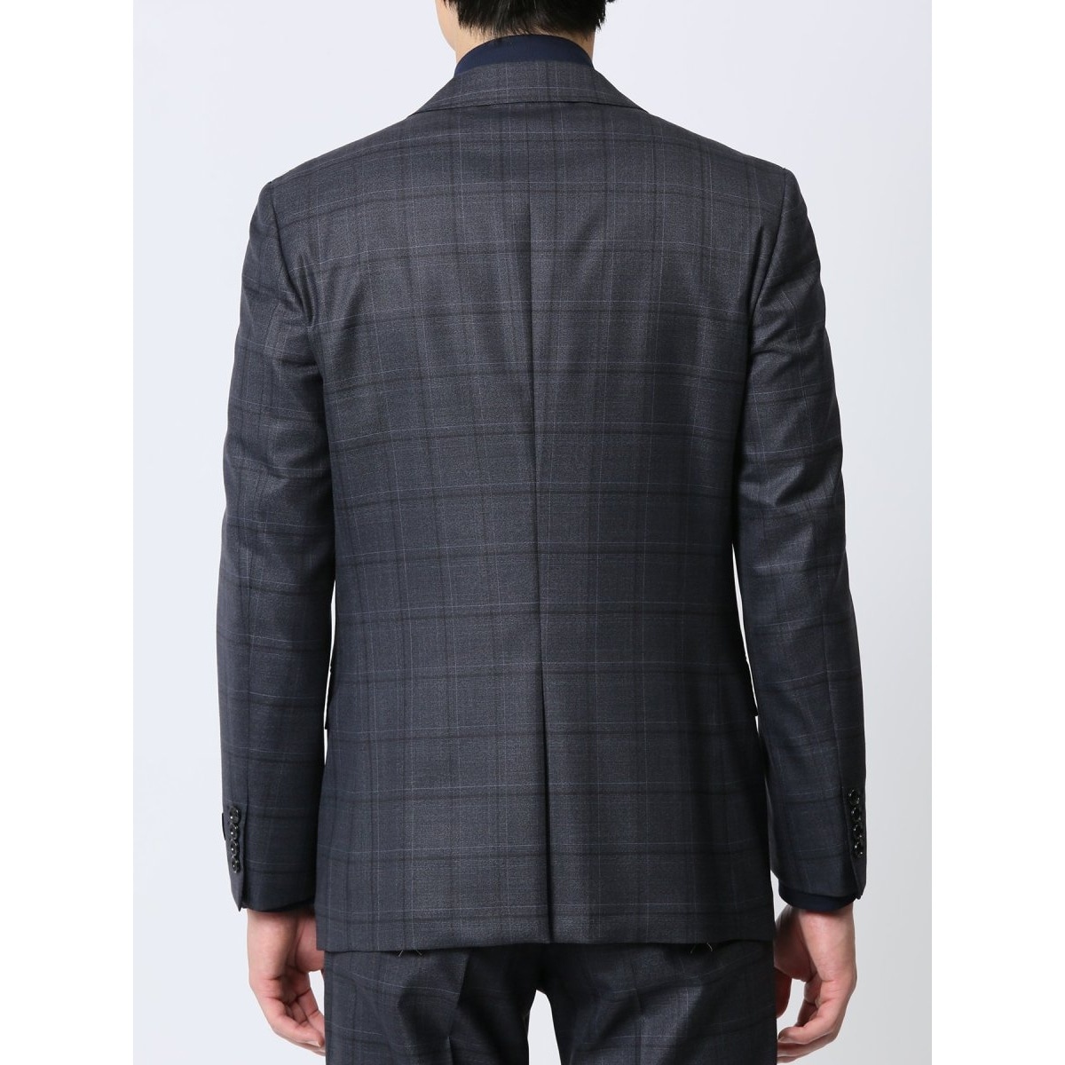 光沢 ウール混】m.f.エディトリアル 2ボタン3ピース ビジネス