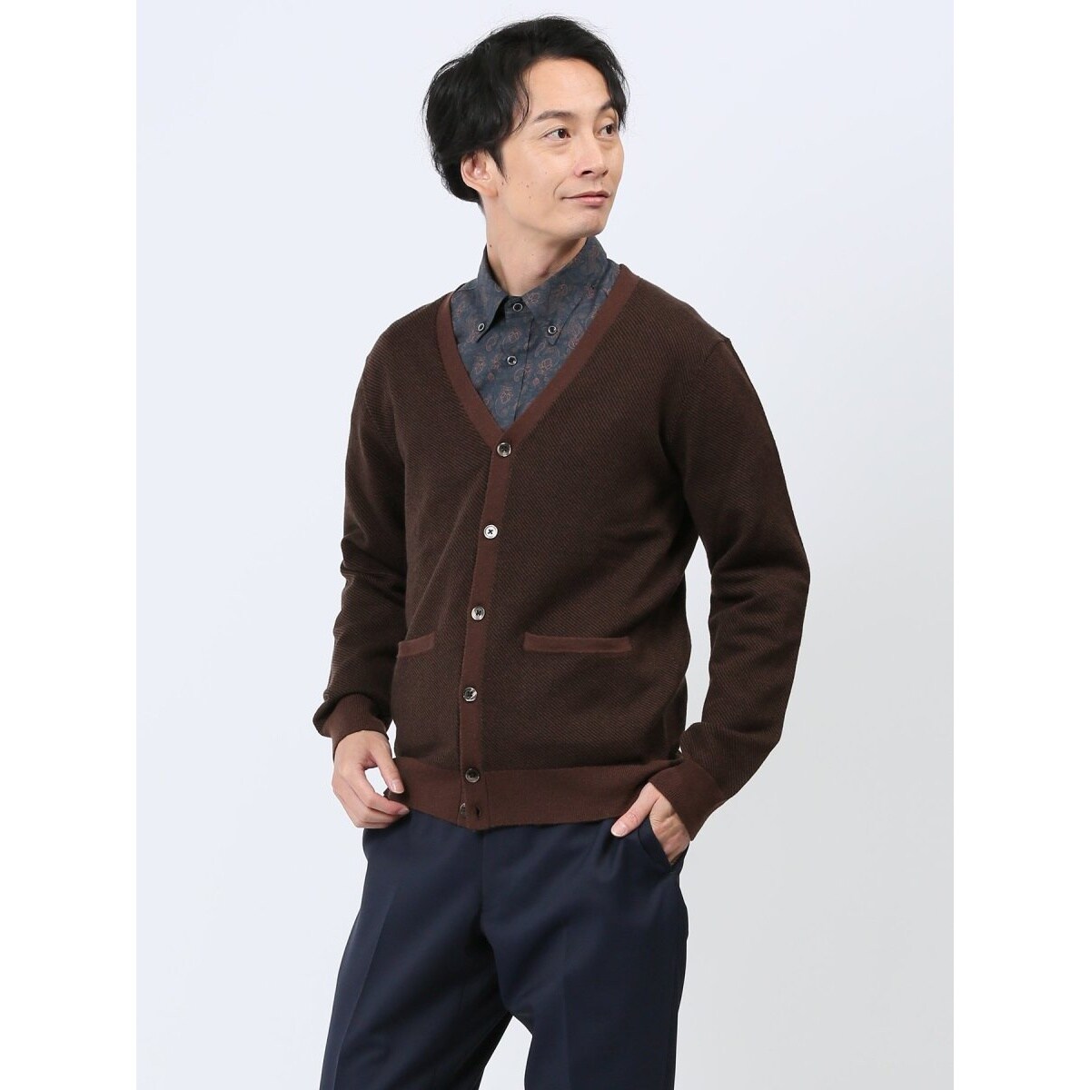 m.f.エディトリアル ふわもち カルゼ ニットカーディガン | m.f.