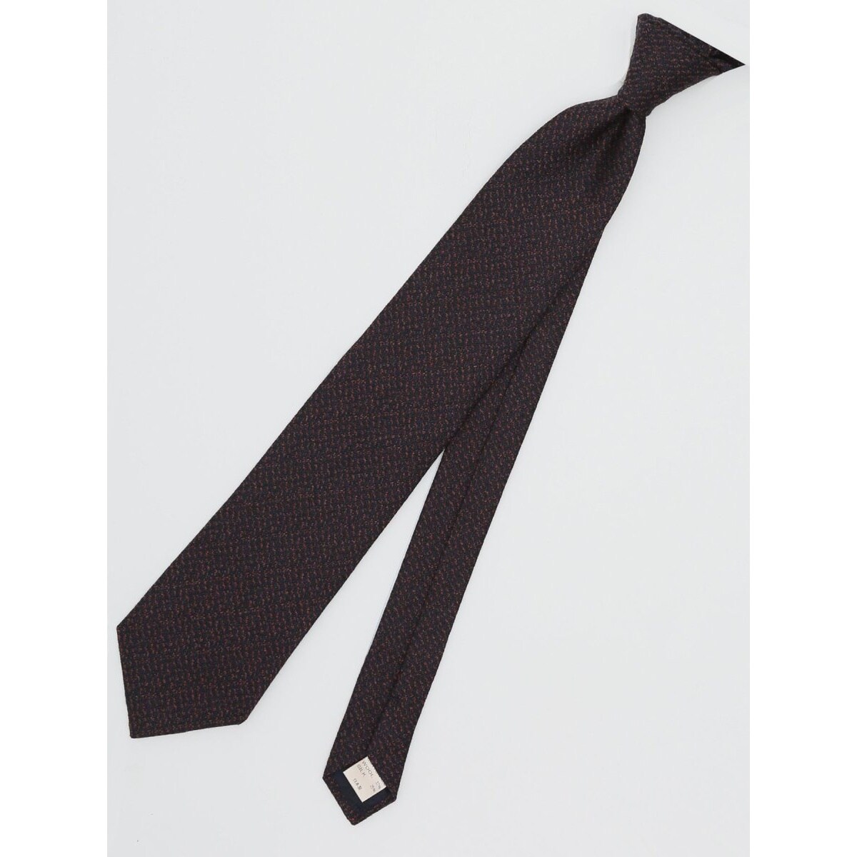 m．f．エディトリアル（m．f．editorial）/ファットゥーラ シルク混イタリア生地 ネクタイ 8．0cm幅 ファットゥーラ シルク混イタリア生地 ネクタイ 8.0cm幅 | m.f.