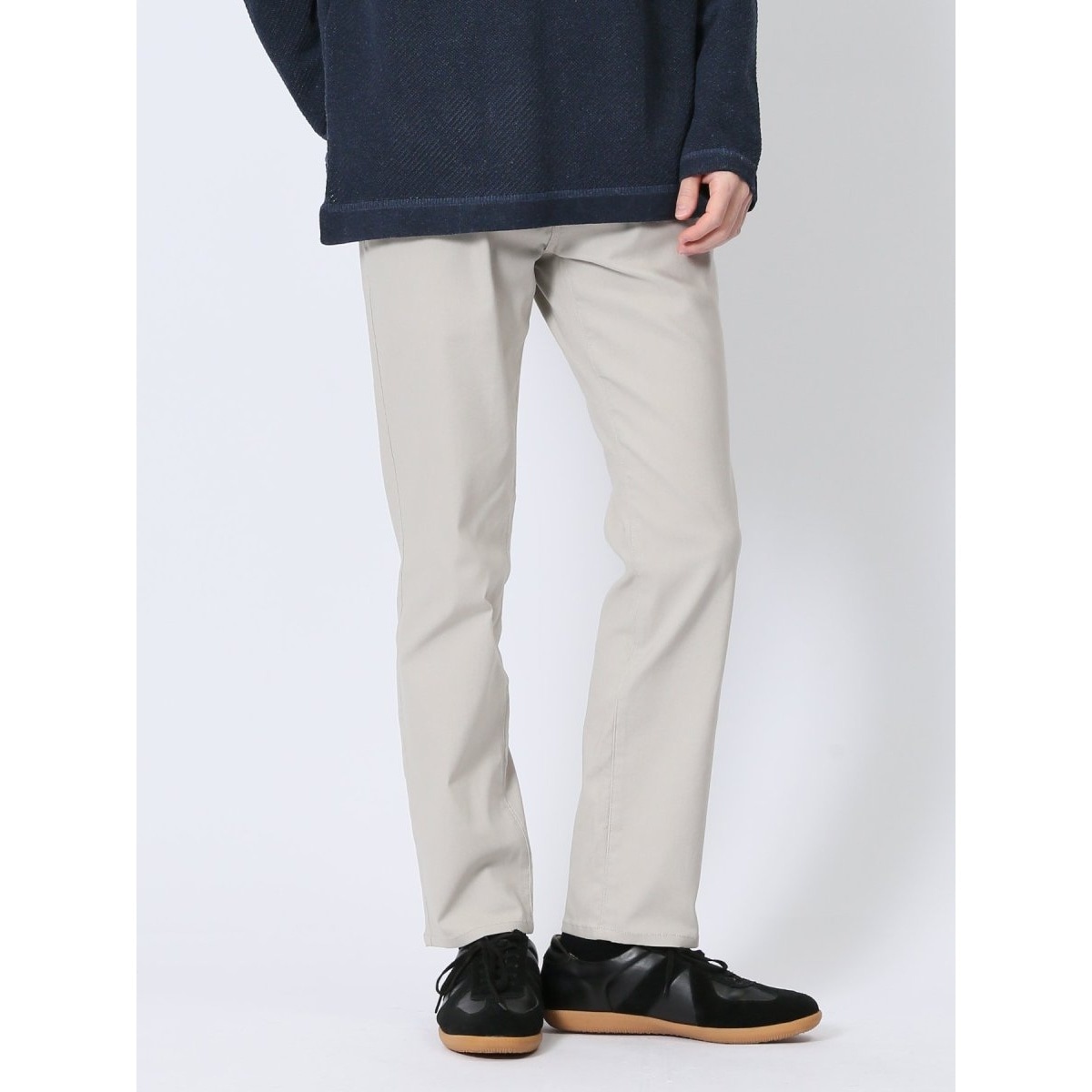 m.f.エディトリアル クロスストレッチ トラウザーパンツ ピンヘッド