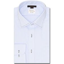 m.f.エディトリアル(m.f.editorial)のm.f.エディトリアル 形態安定 吸水速乾 ワイドカラー ビジネスドレス長袖シャツ