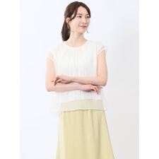 m.f.エディトリアル(m.f.editorial)のm.f.エディトリアル オーガンジー レイヤード プルオーバー