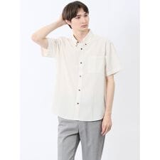 【吸水速乾】タカキュー パナマ ボタンダウン半袖シャツ