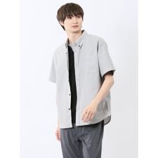 【吸水速乾】タカキュー パナマ ボタンダウン半袖シャツ