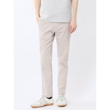 【ストレッチ】【吸水速乾】【接触冷感】m.f.エディトリアル リネン混 トラウザーパンツ