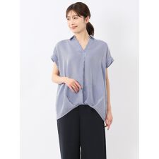 【UVカット】【高通気】【ウォッシャブル】m.f.エディトリアル タックかぶり スキッパーシャツ