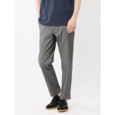 【ストレッチ】【接触冷感】【ウォッシャブル】m.f.エディトリアル クール アンクルパンツ ドビー
