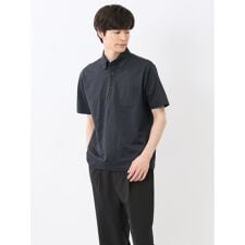 【接触冷感 吸水速乾 ストレッチ】m.f.エディトリアル 前身切替 半袖ポロシャツ