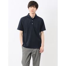 【軽量 メッシュ】ノータベネ ドビー カッタウェイ 半袖ポロシャツ