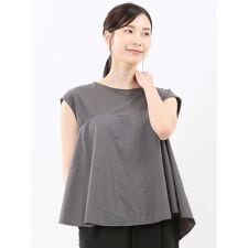 【ビスチェ風 ペプラム】m.f.エディトリアル 切替 半袖プルオーバー