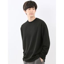 m.f.エディトリアル(m.f.editorial)の【 ストレッチ スエット】m.f.エディトリアル ワッフル クルー長袖プルオーバー