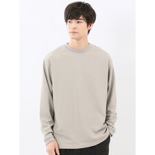 m.f.エディトリアル(m.f.editorial)の【 ストレッチ スエット】m.f.エディトリアル ワッフル クルー長袖プルオーバー