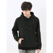 【ストレッチ】m.f.エディトリアル ふくれジャガード 切替 長袖プルパーカー