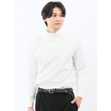 m.f.エディトリアル(m.f.editorial)の【ストレッチ シルケットコットン】m.f.エディトリアル ハイネック 長袖Tシャツ