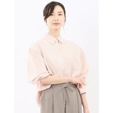 m.f.エディトリアル(m.f.editorial)の【ストレッチ】m.f.エディトリアル バックタック レギュラーカラー 長袖ブラウス