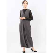 m.f.エディトリアル(m.f.editorial)の【ストレッチ ウォッシャブル】m.f.エディトリアル ウーリッシュ サロペット(セットアップ可能)