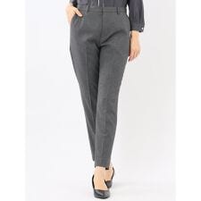 m.f.エディトリアル(m.f.editorial)の【ストレッチ ウォッシャブル】m.f.エディトリアル ウール調 テーパードパンツ グレー