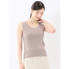 m.f.エディトリアル(m.f.editorial)の【ハンドウォッシャブル】m.f.エディトリアル 前後2WAY ニットタンク