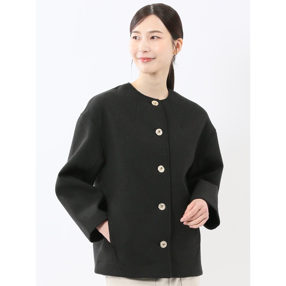 辺見えみりさんコラボ】OUTERSUNSET×ROPE' ボンディング ツイード