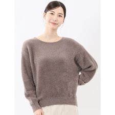 m.f.エディトリアル(m.f.editorial)のハンドウォッシャブル フェザー クルーニットプルオーバー