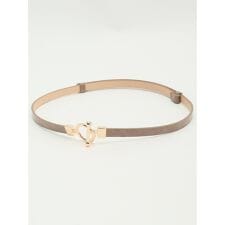 【合成皮革 スムース】m.f.エディトリアル スライド ナローベルト