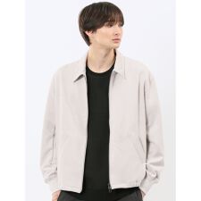 【ストレッチ ハンドウォッシャブル】m.f.エディトリアル 起毛 ハリントンジャケット