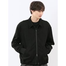 【ストレッチ ハンドウォッシャブル】m.f.エディトリアル 起毛 ハリントンジャケット