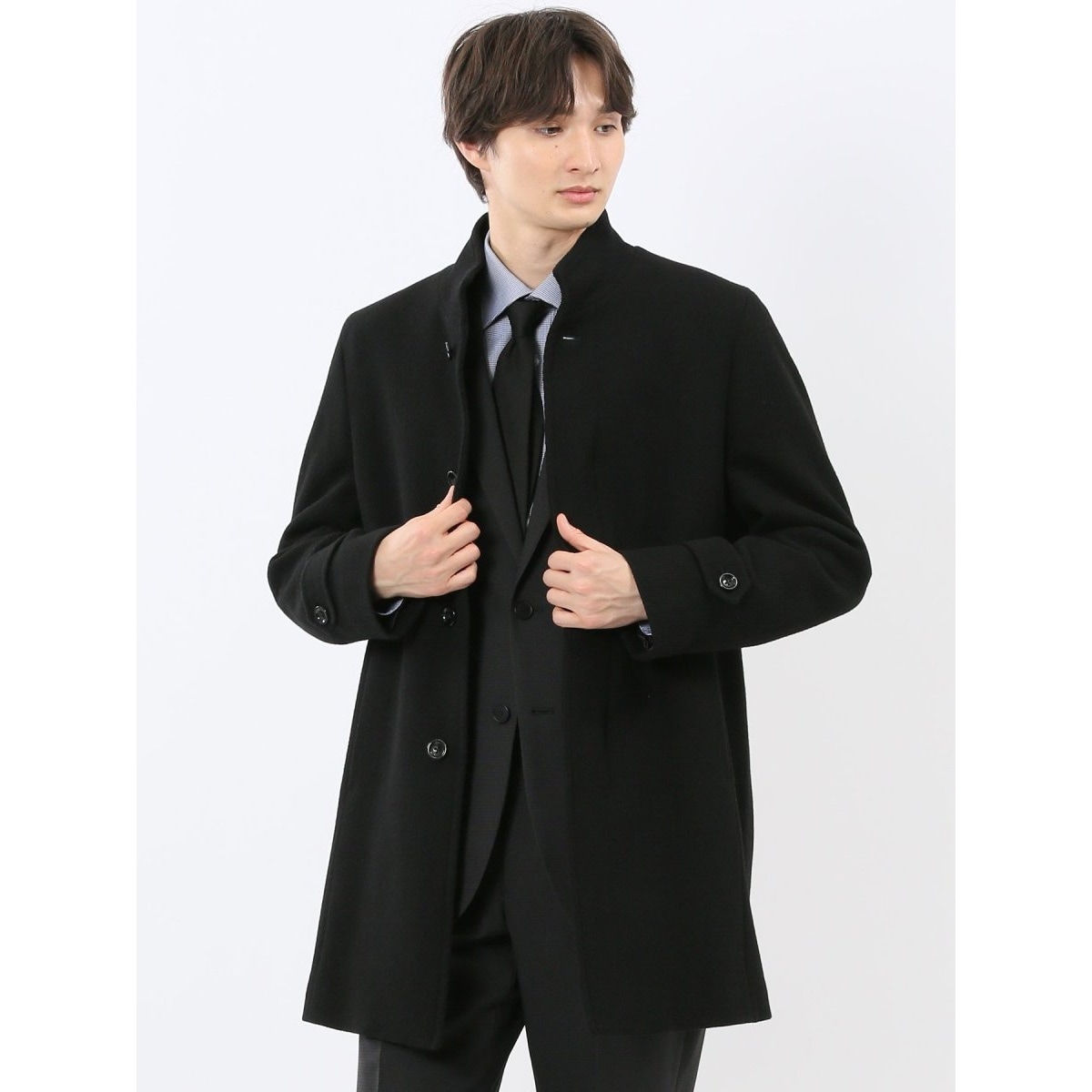 m.f.エディトリアル ノビリア/NOBILIA ウール混ヘリンボン イタリアン