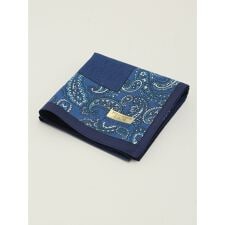 【綿100% コットン】m.f.エディトリアル メンズ 布帛ハンカチ