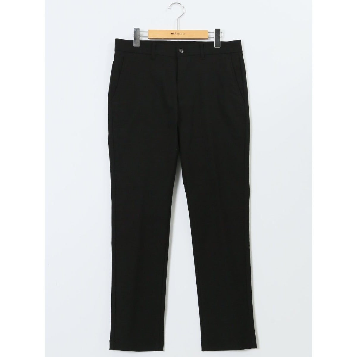 クロスストレッチ トラウザーパンツ バーズアイ&ジャガード | m.f.