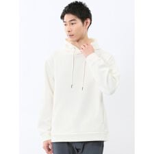 【ストレッチ フーディー】m.f.エディトリアル ふくれジャガード プルパーカー