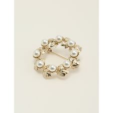 パールサークル ブローチ