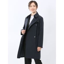 【ストレッチ 撥水 ウォッシャブル UVカット イージーケア】m.f.エディトリアル トレンチコート